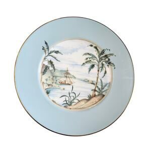 Lenox British Colonial Collection Coastal Palm Chuck Fischer PLATE Salad